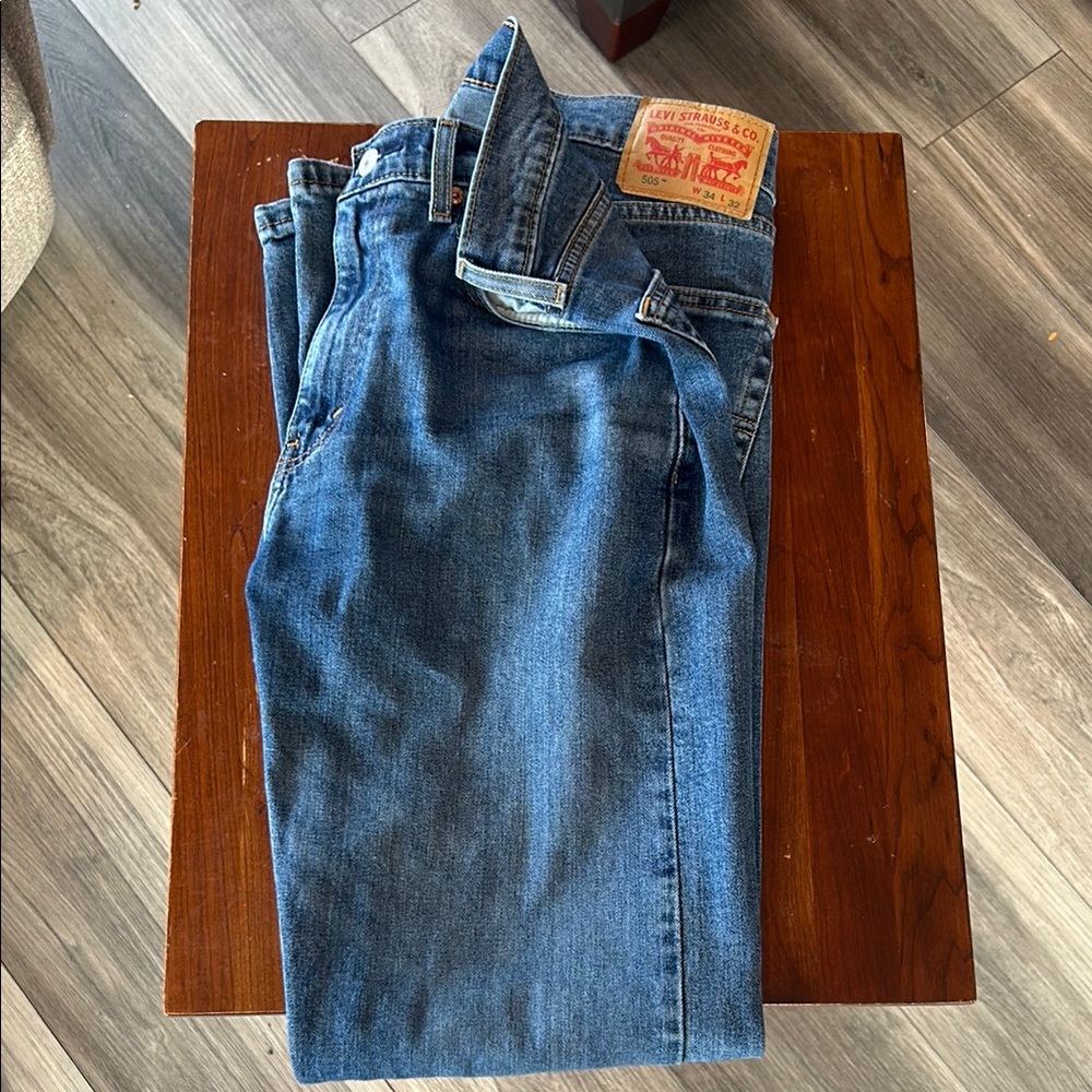 Levi's 505 Men's 34W 32L Blue Jeans